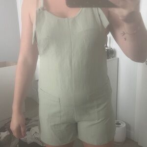 Women's Light Green Jumpsuit